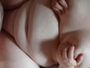 Homemade amatuer dirty talking wife gets a cumshot on her cute asshole