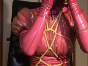 rubber doll with rebreath mask 5/16