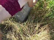 Sex with a redhead babe in nature 6/16