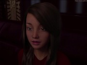 Dating my Step-Daughter # 40 Подруга дрочит нам в кинотеатре 8/16