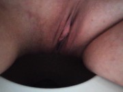 PISS-A-THON: Big Tits MILF Pissing on Toilet 12/16