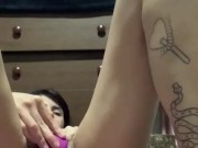 Cumming all over my new toy 12/16