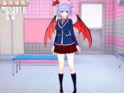 【エロゲーコイカツ！】東方 レミリア・スカーレット3DCGアニメ動画(東方Project)[Hentai Game Koikatsu! Touhou Remilia(Anime 3DCG Video) 1/16