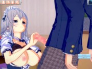 【エロゲーコイカツ！】東方 十六夜咲夜3DCGアニメ動画(東方Project)[Hentai Game Koikatsu! Touhou Sakuya Izayoi(Anime 3DCG Video) 4/16