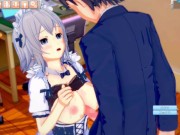 【エロゲーコイカツ！】東方 十六夜咲夜3DCGアニメ動画(東方Project)[Hentai Game Koikatsu! Touhou Sakuya Izayoi(Anime 3DCG Video) 7/16