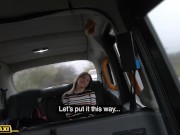 Fake Taxi Brunette in Black Panties Gest a Hard Fucking on Backseat 5/16