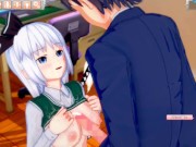 【エロゲーコイカツ！】東方 魂魄妖夢3DCGアニメ動画(東方Project)[Hentai Game Koikatsu! Touhou Youmu Konpaku(Anime 3DCG Video)] 8/16