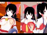 【エロゲーコイカツ！】東方 博麗霊夢3DCGアニメ動画(東方Project)[Hentai Game Koikatsu! Touhou Reimu Hakurei(Anime 3DCG Video)]