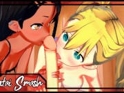 Nagatoro and Yoshi fucking Senpai in a threesome - Don't Toy With Me, Miss Nagatoro Hentai.