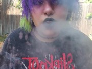 Smoking dildo blowjob and masturbation 9/16
