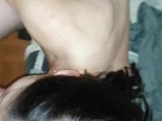 Pov blowjob we are alone. Fuck face and facial  9/16