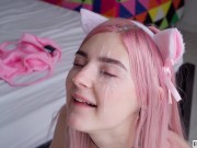 Pink hair, tight pussy, big tits and cute face - this girl deserves a creampie! - Eva Elfie 16/16