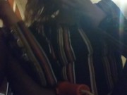 Natural blonde smoke's cigarette and bowls while jamming 15/16