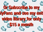 Haru's Bubbly Bunny Bath! PREVIEW (Farting, Bath, Role-play) 16/16