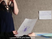 Sex Lesson with Hot Big Ass Teacher ended with creampie in her tight pussy | Lovely Dove PAWG Milf 5/16