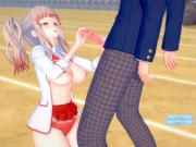 【エロゲーコイカツ！】爆乳「茨棘」のおっぱい揉みまくりH！巨乳仁王立ち手コキ・フェラ・パイズリ・正常位・バック3DCGアニメ動画[Hentai Game Koikatsu! 4/16