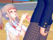 【エロゲーコイカツ！】爆乳「茨棘」のおっぱい揉みまくりH！巨乳仁王立ち手コキ・フェラ・パイズリ・正常位・バック3DCGアニメ動画[Hentai Game Koikatsu! 5/16