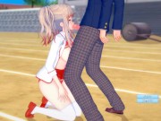 【エロゲーコイカツ！】爆乳「茨棘」のおっぱい揉みまくりH！巨乳仁王立ち手コキ・フェラ・パイズリ・正常位・バック3DCGアニメ動画[Hentai Game Koikatsu! 6/16