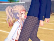 【エロゲーコイカツ！】爆乳「茨棘」のおっぱい揉みまくりH！巨乳仁王立ち手コキ・フェラ・パイズリ・正常位・バック3DCGアニメ動画[Hentai Game Koikatsu! 7/16