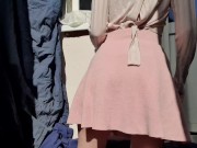 I piss in a short skirt 7/16