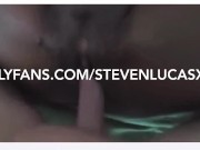 Ebony teen bangs stepdad 1/16