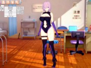 【エロゲーコイカツ！】FGO マシュ・キリエライト3DCGアニメ動画(フェイト)[Hentai Game Koikatsu! Fate Mashu Kyrielight (Anime3DVideo 1/16
