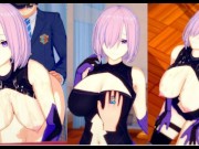 【エロゲーコイカツ！】FGO マシュ・キリエライト3DCGアニメ動画(フェイト)[Hentai Game Koikatsu! Fate Mashu Kyrielight (Anime3DVideo 14/16
