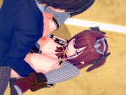 【エロゲーコイカツ！】爆乳「ナコ(オリキャラ)おっぱい揉みまくりH！巨乳仁王立ち手コキ・フェラ・パイズリ・正常位・バック3DCGアニメ動画[Hentai Game Koikatsu! 10/16