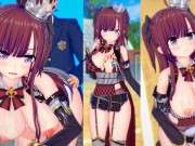 【エロゲーコイカツ！】爆乳「ナコ(オリキャラ)おっぱい揉みまくりH！巨乳仁王立ち手コキ・フェラ・パイズリ・正常位・バック3DCGアニメ動画[Hentai Game Koikatsu! 13/16