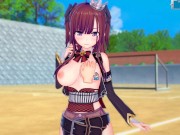 【エロゲーコイカツ！】爆乳「ナコ(オリキャラ)おっぱい揉みまくりH！巨乳仁王立ち手コキ・フェラ・パイズリ・正常位・バック3DCGアニメ動画[Hentai Game Koikatsu! 2/16