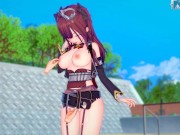 【エロゲーコイカツ！】爆乳「ナコ(オリキャラ)おっぱい揉みまくりH！巨乳仁王立ち手コキ・フェラ・パイズリ・正常位・バック3DCGアニメ動画[Hentai Game Koikatsu! 3/16