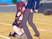 【エロゲーコイカツ！】爆乳「ナコ(オリキャラ)おっぱい揉みまくりH！巨乳仁王立ち手コキ・フェラ・パイズリ・正常位・バック3DCGアニメ動画[Hentai Game Koikatsu! 6/16