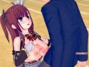 【エロゲーコイカツ！】爆乳「ナコ(オリキャラ)おっぱい揉みまくりH！巨乳仁王立ち手コキ・フェラ・パイズリ・正常位・バック3DCGアニメ動画[Hentai Game Koikatsu! 8/16