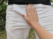 Coppia italiana scopa nel parco cittadino nascosta tra gli alberi 2/16