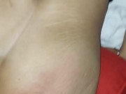 Extremely spanked while fucking doggie style  6/16