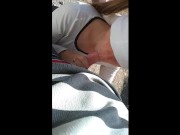 blindfolded teen outdoor blowjob 1/16