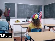 Marvelous Mature Teacher Slut Gives Her Favorite Student The A-Ass, B-Boobs, And C-Clit Lesson 3/16