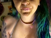 Smoking Findom Spit Bucket Humiliation Smoke Worship JOI Teasing pleasing&Spitting ThickAss&GiantDDs 14/16