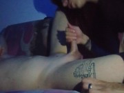 Pompino con sborrata sulla bocca 11/16