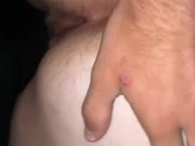 I fucked my little slut until she orgasmed. I busted on her tits and face 1/16