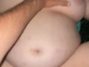 I fucked my little slut until she orgasmed. I busted on her tits and face 13/16