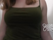 Watch this redhead 19 yr old with PERFECT tits suck a fat dick 7/16