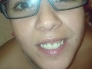 Amateur couple POV fuck and cum in mouth 16/16