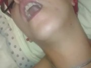 Amateur couple POV fuck and cum in mouth 9/16