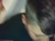 Cum in mouth blowjob in bedroom 9/16