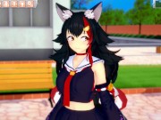 【エロゲーコイカツ！】VTuber 大神ミオ3DCGアニメ動画(バーチャルYoutuber)[Hentai Game Koikatsu! Ookami Mio(Anime 3DCG Video)] 1/16