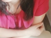 【人妻オナニーチャット】急にスイッチが入ってパンツの上からクリ触っていっちゃっうイケナイ奥さん 2/16