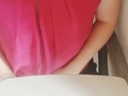 【人妻オナニーチャット】急にスイッチが入ってパンツの上からクリ触っていっちゃっうイケナイ奥さん 5/16