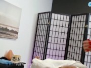 Hot masseuse gives a handjob blowjob and fucks him till he cums 6/16