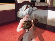 3D HENTAI Neko girl titjob your cock 13/16